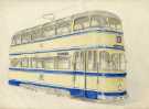 Drawing of Sheffield Transport tram No. 303