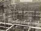 Construction of Sheffield City Hall, Barkers Pool looking towards (top) the Albert Hall