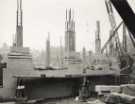 Construction of Sheffield City Hall, Barkers Pool 