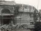 Construction of Sheffield City Hall, Barkers Pool from Holly Street