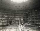 View: u13776 Construction of Sheffield City Hall, Barkers Pool. Oval Hall