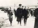 Royal visit of King Haakon of Norway to (Lee of Sheffield Ltd.) Arthur Lee and Sons Ltd., steel manufacturers, Trubrite Steelworks, Meadowhall