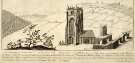 View of Beauchief Abbey, an engraving by S. and N. Buck