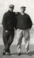 Alan and Percy [Clayton] at Morecambe, Lancashire