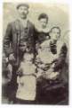 Family group of the Fergioni family showing Giovani, Lucianna, Antonio, Andermucci and Alphonse Fergioni