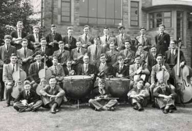 Unidentified school orchestral group, 1952 - 1953