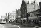 View: v05154 Shops on Fitzalan Square showing (l. to r.) No. 3 Noble's Amusements, No. 5 Everyday Loans and No. 9 Coral, bookmakers