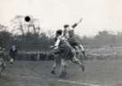 Sheffield Rovers FC. playing in the Amateur League semi final against Hallam FC at the Waterworks ground, Crookes (Hadfields sports ground), [c. 1950]