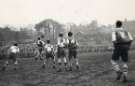 Sheffield Rovers FC. playing in the Amateur League semi final against Hallam FC at the Waterworks ground, Crookes (Hadfields sports ground), [c. 1950]