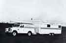 View: y13858 South Yorkshire Police: Mobile communications unit comprising a long wheel base land rover and caravan trailer