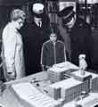 View: y13883 South Yorkshire Police: Members of the public are shown a scale model of the proposed Police Headquarters at Rotherham