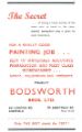 View: y14202 Advertisement for Bodsworth Brothers Ltd., painters and decorators, No. 446 London Road and No. 379 Abbeydale Road