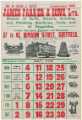 James Farrer and Sons Ltd., makers of buffs, glazers, grinding and polishing machines, etc., Division Street - calendar