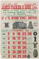 James Farrer and Sons Ltd., makers of buffs, glazers, grinding and polishing machines, etc., Division Street - calendar