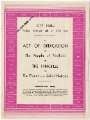 Act of dedication of the people of Sheffield to the principles of the charter of the United Nations : order of service, [1946]