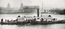 Charles Cammell and Co. Ltd., Cyclops Works, Savile Street. Shallow draft river gunboat Sultan. Built by Yarrow and Co., Poplar of Cammell's bullet proof steel