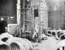 Charles Cammell and Co. Ltd., Grimesthorpe Steel and Ordnance Works. Testing tyres by a falling weightres rolling mill