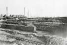 Charles Cammell and Co. Ltd., steel manufacturers, Derwent Iron and Steel Works, Workington (Cumberland) Pig iron stacks