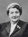 Councillor Mrs L. E. Graham, member of Sheffield Fire Brigade Committee, 1955 - 1956