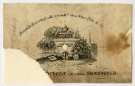 Card issued by [M. Hibberd], confectioner, No. 82 West Bar Green for distribution with funeral biscuits