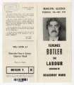 Election leaflet of Terence Butler, Labour party candidate in the municipal elections for the Beauchief ward