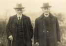 Edward Snelgrove (left) and Dr. Swann at Margaret [Wells?] christening