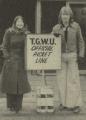 Transport and General Workers Union (TGWU) pickets on strike at the Fiesta nightclub, Arundel Gate