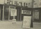 Transport and General Workers Union (TGWU) picket line during the strike at the Fiesta nightclub, Arundel Gate